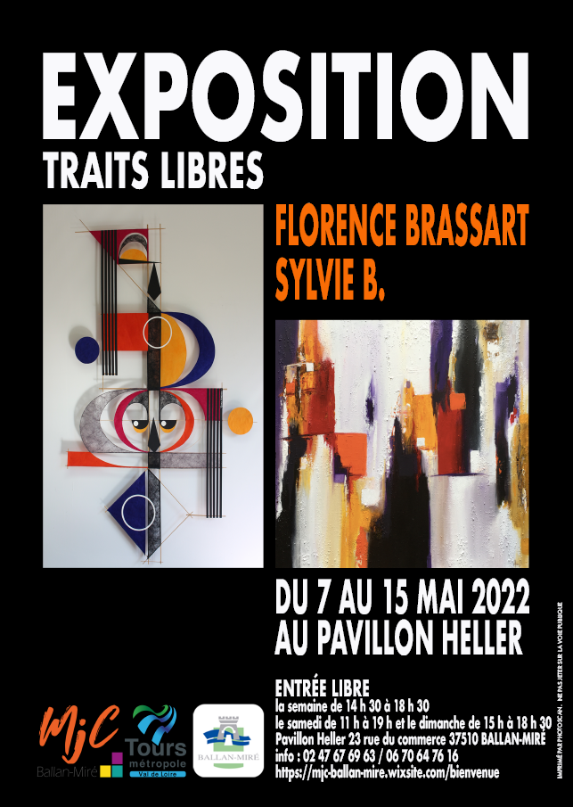 Exposition Traits Libres - Sylvie B. et Florence BRASSART